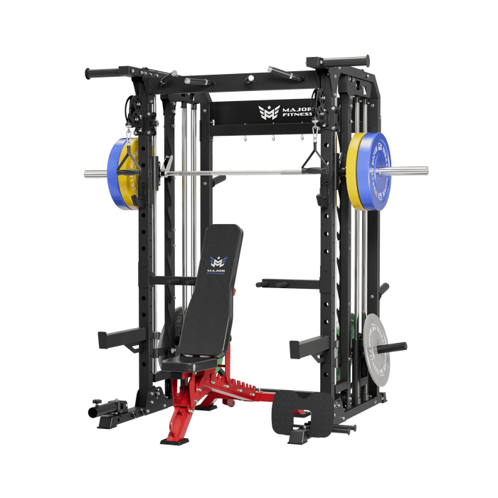Major Fitness All-In-One Home Gym Smith Machine Package Spirit B52