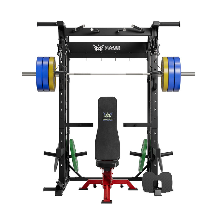 Major Fitness All-In-One Home Gym Smith Machine Package Spirit B52