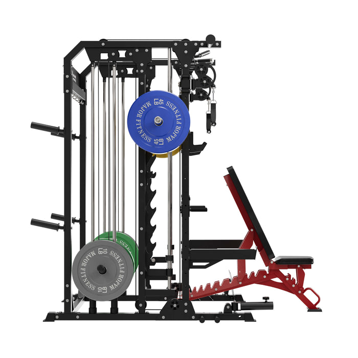 Major Fitness All-In-One Home Gym Smith Machine Package Spirit B52