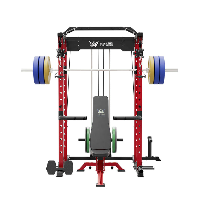 Major Fitness All-In-One Home Gym Power Rack Package PLM03