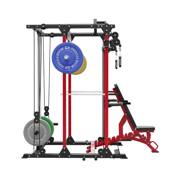 Major Fitness All-In-One Home Gym Power Rack Package PLM03