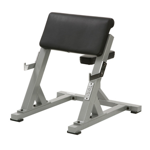 York STS Preacher Curl Bench - Silver - 55031